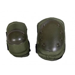 Knee and elbow pad set olive