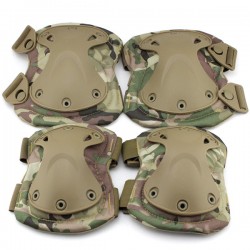 Knee and elbow pad set multicam