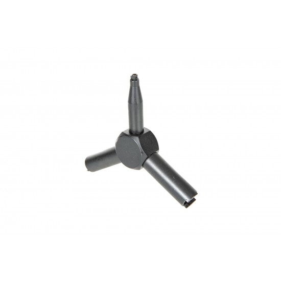 Airsoft wrench for valves Metal Black 