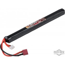 Matrix High Performance LiPo baterija 11,1 V, štapićasti tip za airsoft – 1200 mAh, 20C / Deans