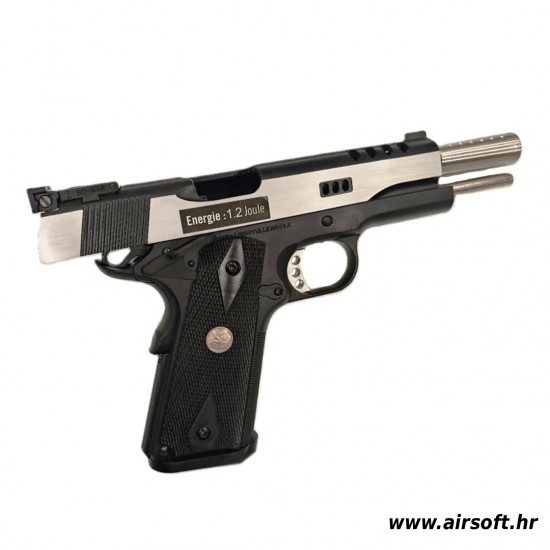 Wilson Combat R30-1 GBB – srebrni i crni – Army Armament