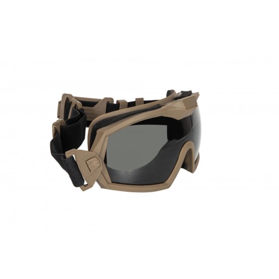 Tactical Goggles with Fan - Tan