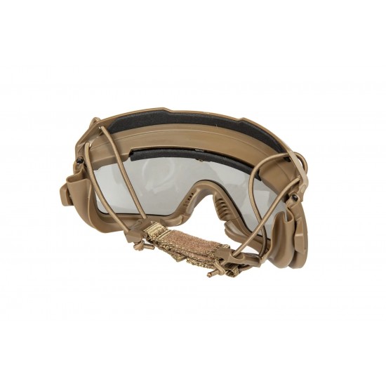 2in1 Tactical Goggles - Tan / Black