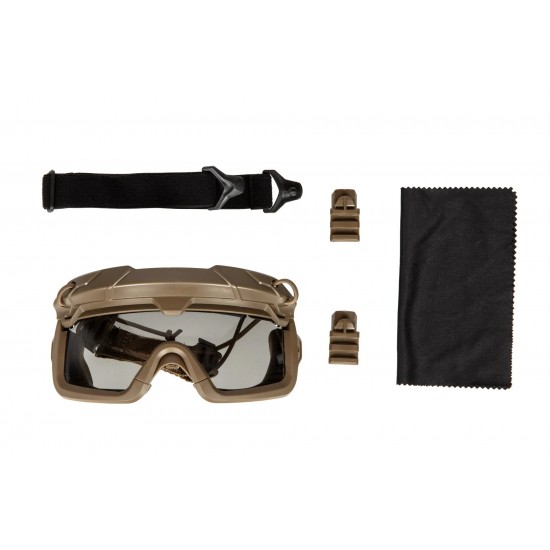 2in1 Tactical Goggles - Tan / Black