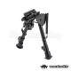 Telescopic bipod for sniper rifle replicas