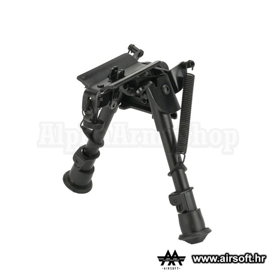 Telescopic bipod for sniper rifle replicas