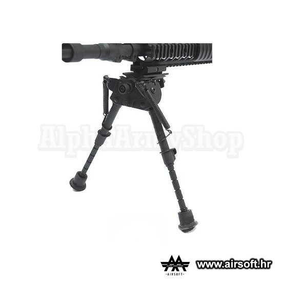 Telescopic bipod for sniper rifle replicas