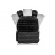 MOLLE/Laser-Cut Plate Carrier Tactical Vest - Black