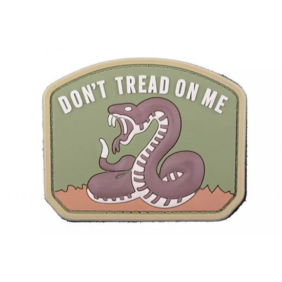 3D patch – Don't Tread On Me - coyote