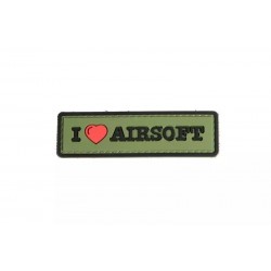 I Love Airsoft - 3D Patch