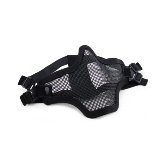 STEEL MESH MASK BLACK 