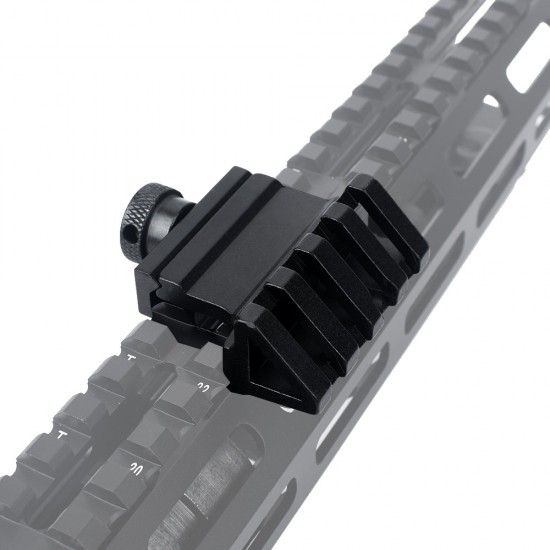 20MM RAIL WITH 45° OFFSET BLACK