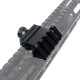 20MM RAIL WITH 45° OFFSET BLACK