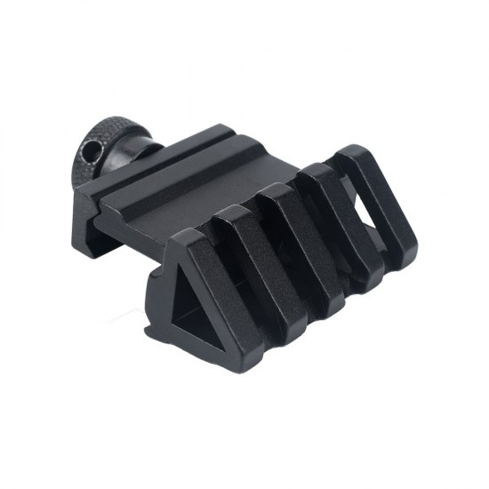 20MM RAIL WITH 45° OFFSET BLACK