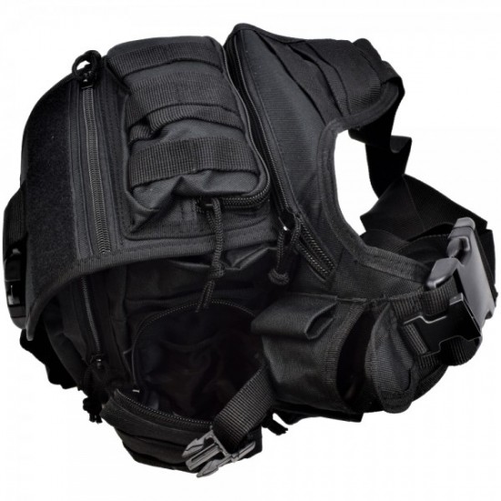 TACTICAL SHOULDER BAG BLACK