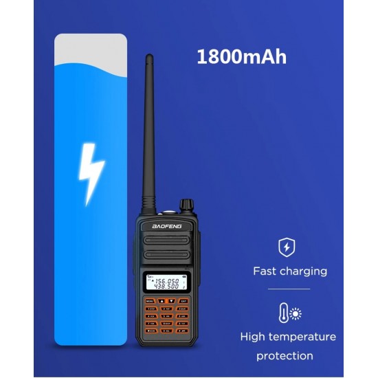 VHF/UHF FM RADIO UPGRADED VERSION ORANGE
