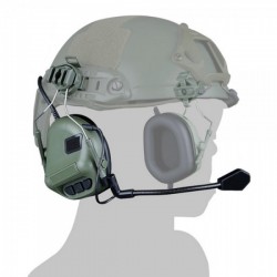 COMMUNICATION HEADSET HELMET VERSION OLIVE