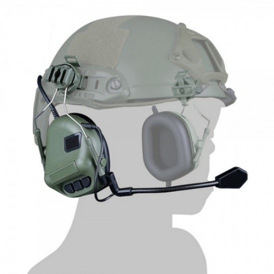 COMMUNICATION HEADSET HELMET VERSION OLIVE
