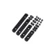 POLYMER RAILS SET BLACK