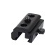 BIPOD ADAPTER 3 HOLES FOR STANDARD 20mm RA