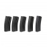 Set od 5 airsoft spremnika MID-CAP, 140 kuglica
