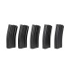 Set od 5 airsoft spremnika MID-CAP, 140 kuglica