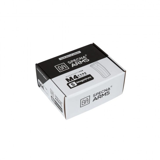 Set od 5 airsoft spremnika MID-CAP, 140 kuglica
