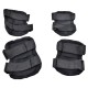WOSPORT KNEE PADS AND ELBOW PADS BLACK 