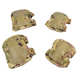WOSPORT KNEE PADS AND ELBOW PADS MULTICAM
