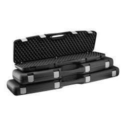 Black polypropylene case for weapon 110x25x10