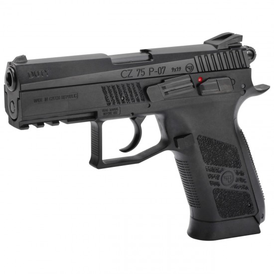 Replika CZ 75 P-07 Duty, crna, metalni zatvarač, CO2