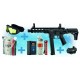 pack AEG Battle X  + red dot + mask + battery and charger