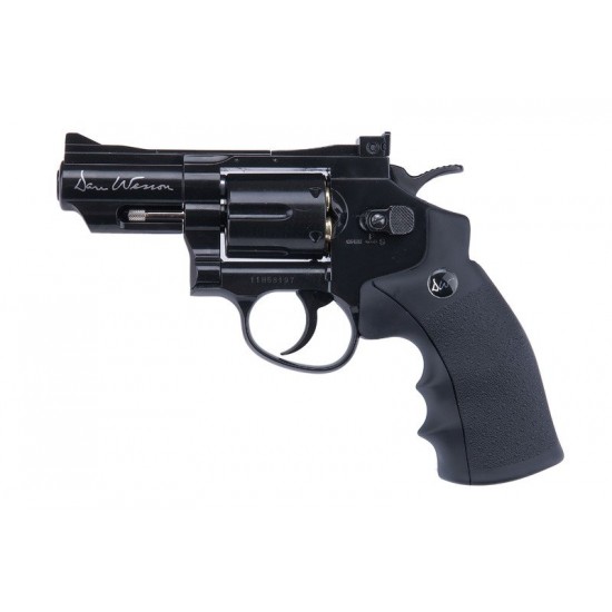 2.5 Inch Revolver Full Metal Co2 Black (Dan Wesson) 1050