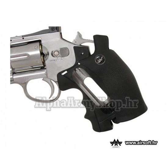 4 Inch Revolver Full Metal Co2 Silver (Dan Wesson) 1090