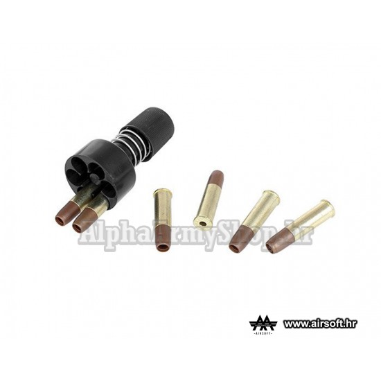 4 Inch Revolver Full Metal Co2 Silver (Dan Wesson) 1090