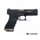 G-Force 17 BK Silver Barrel Metal Version GBB Black (WE)