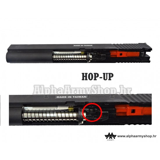 Hi-Capa 6 Full Metal GBB Black (KJ Works) 1090