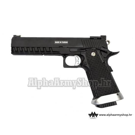 Hi-Capa 6 Full Metal GBB Black (KJ Works) 1090