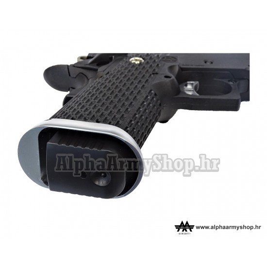 Hi-Capa 6 Full Metal GBB Black (KJ Works) 1090