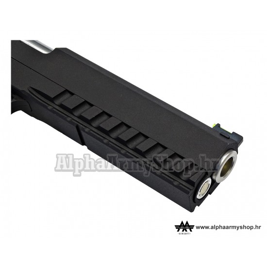 Hi-Capa 6 Full Metal GBB Black (KJ Works) 1090