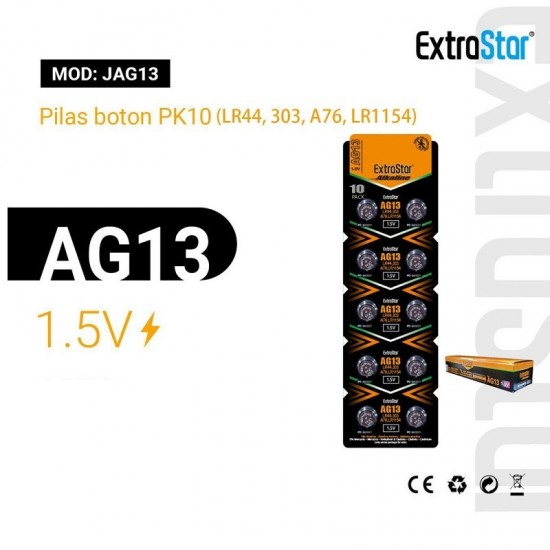  baterija AG13 LR44/357 10