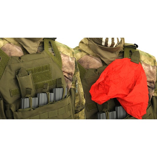 TG Airsoft Dead Red Rag Pouch - Black 