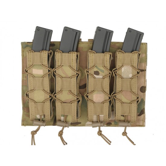 MOLLE Speed Quad MP5/SMG Magazine Pouch - Multicamo