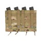 MOLLE Speed Quad MP5/SMG Magazine Pouch - Multicamo