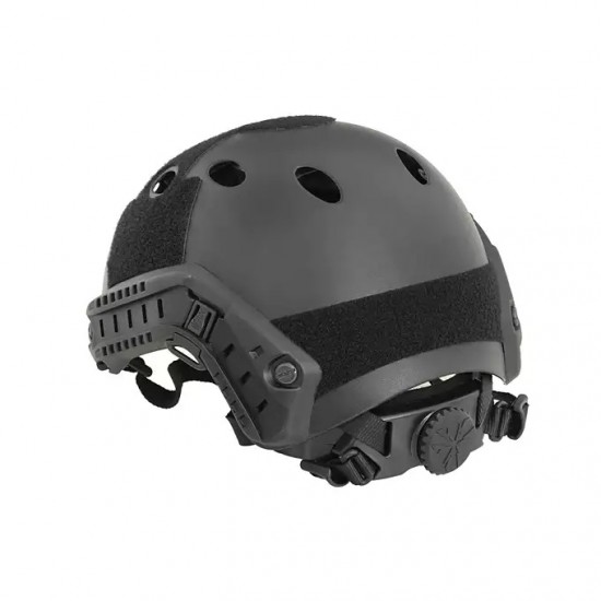 FAST PJ Helmet  with quick adj. - Black [EM]