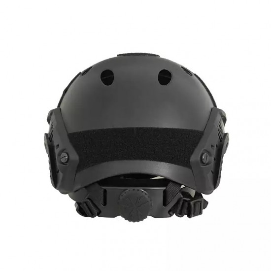 FAST PJ Helmet  with quick adj. - Black [EM]