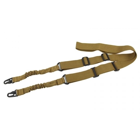 Tactical Gun Sling 2 pkt Bungee - Coyote [8FIELDS]