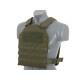 Simple Plate Carrier with Dummy Soft Armor Inserts - Olive-Black