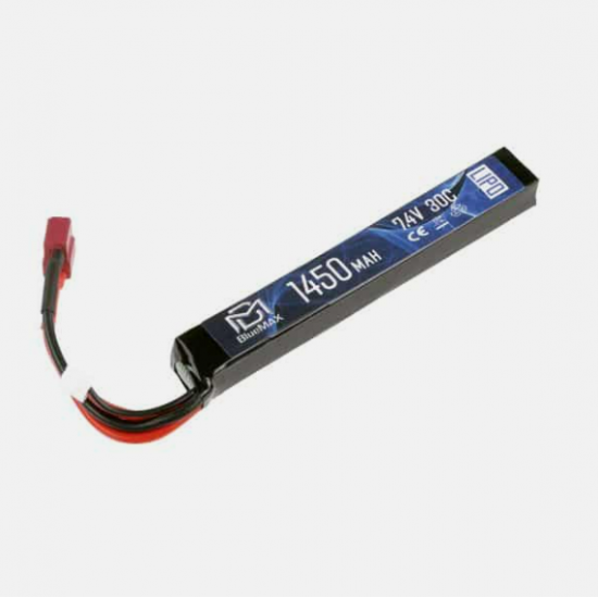 LiPo Battery - 7.4V 1450mAh 30C stick battery
