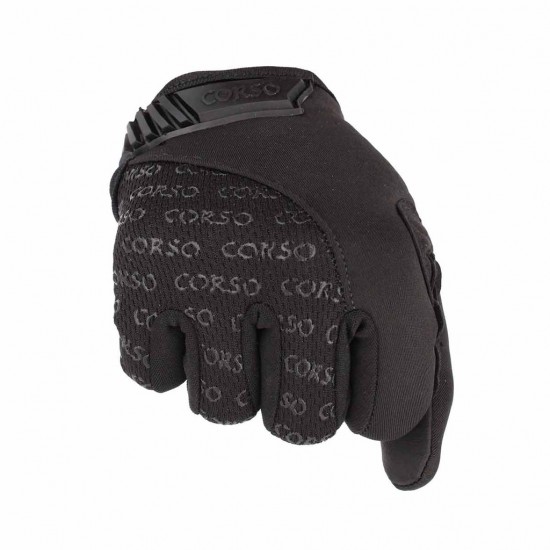 CORSO SKULL MK1 LOCK CRNE RUKAVICE (L)